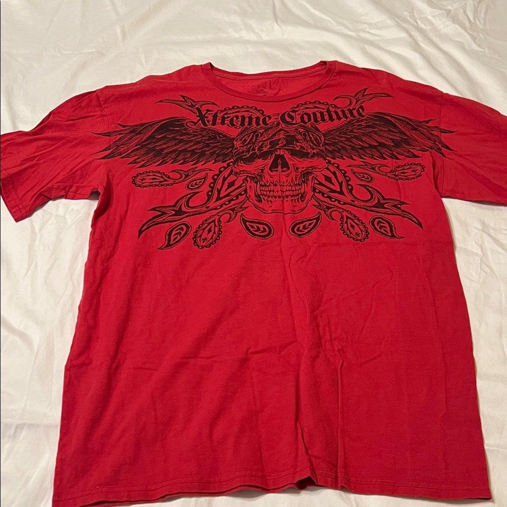Xtreme Couture Red Graphic Men's Shirt